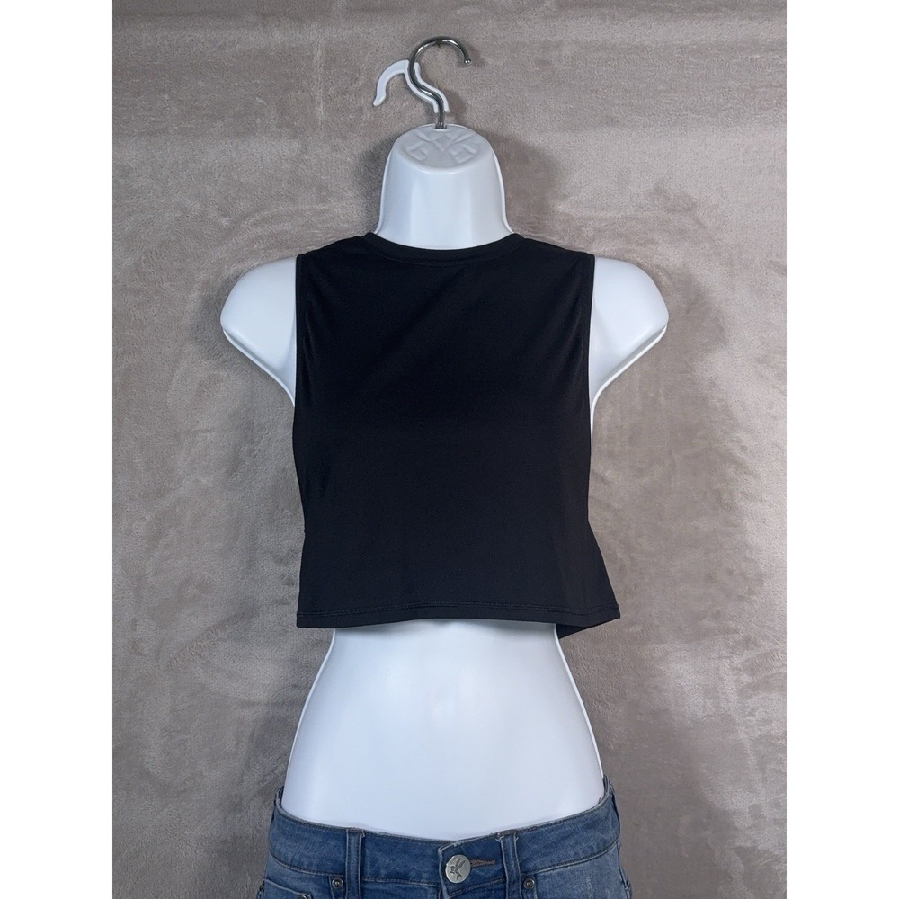 Lululemon Sculpt Tank Top Womens Size 4 Black Cropped Performance Training